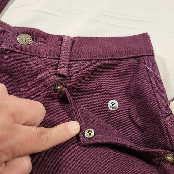 RoughRider Jeans Vintage Western Wear Womens 5 6 Purple RRJ - Picture 7 of 13